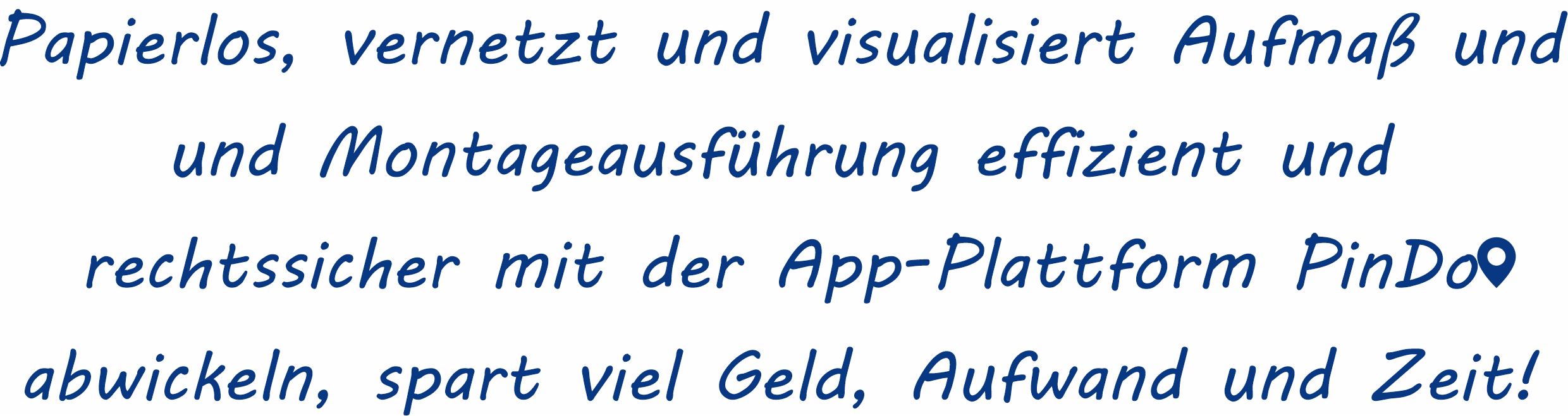 Aufma� PinDO spart Zeit