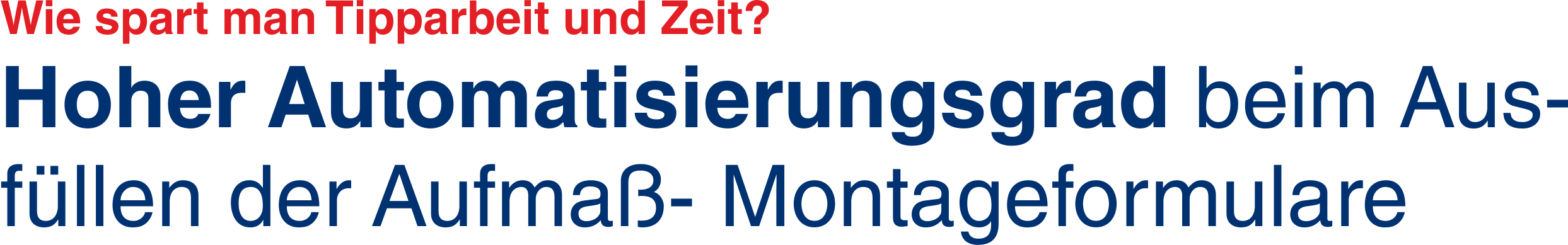 Aufma Automatisierung