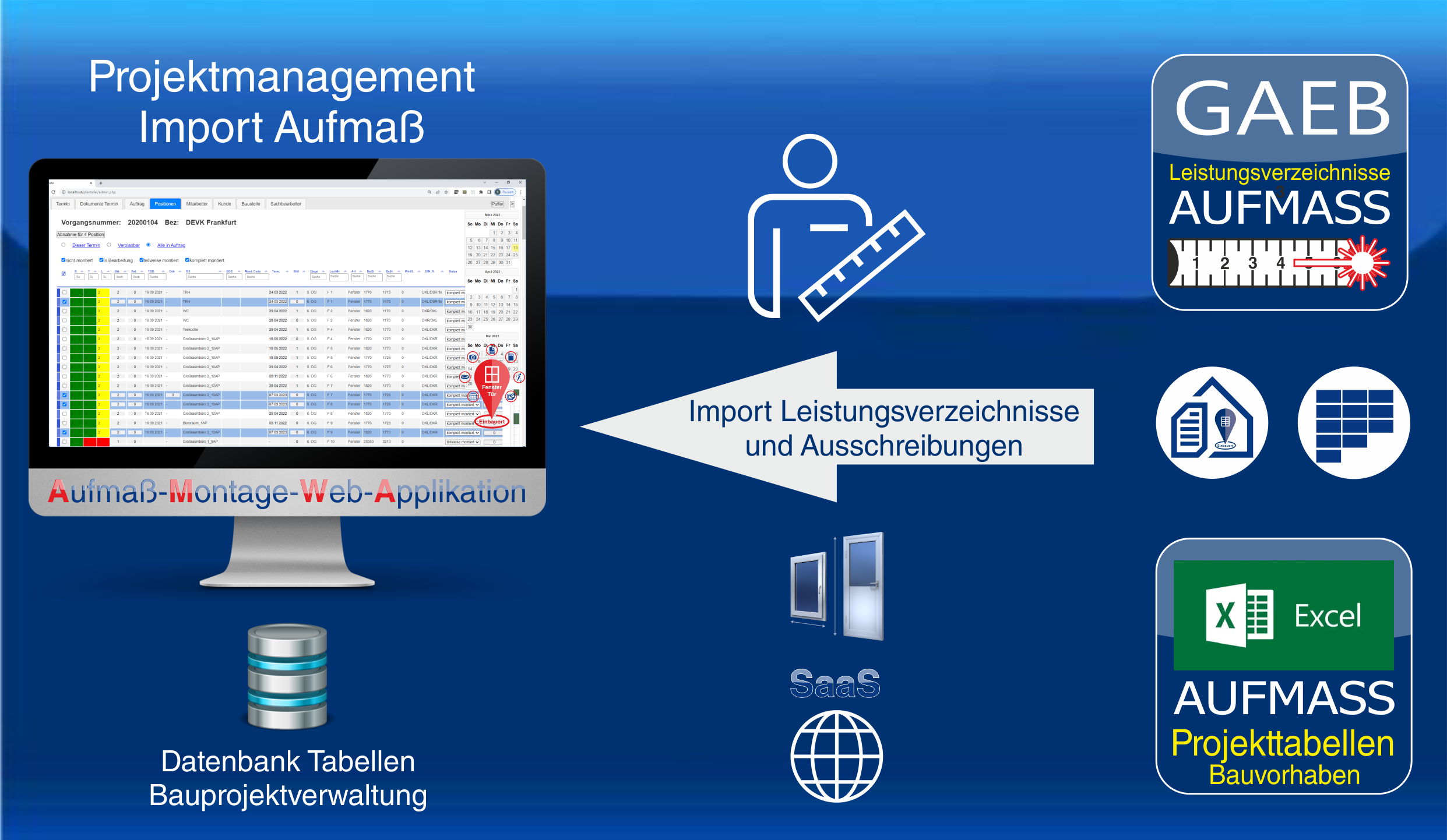 Projekt Import Tabelle GAEB