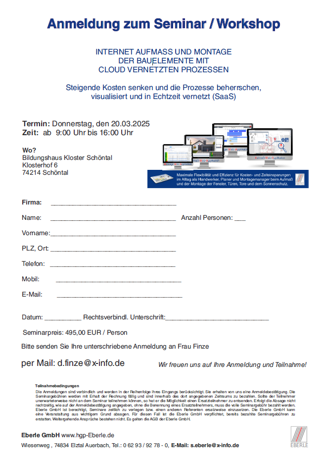 Seminar Anmeldung 25