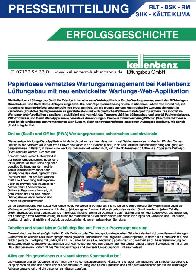 Anwenderbericht Wartung Applikation 2025