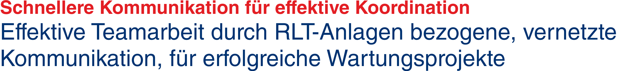Effektive Koordination