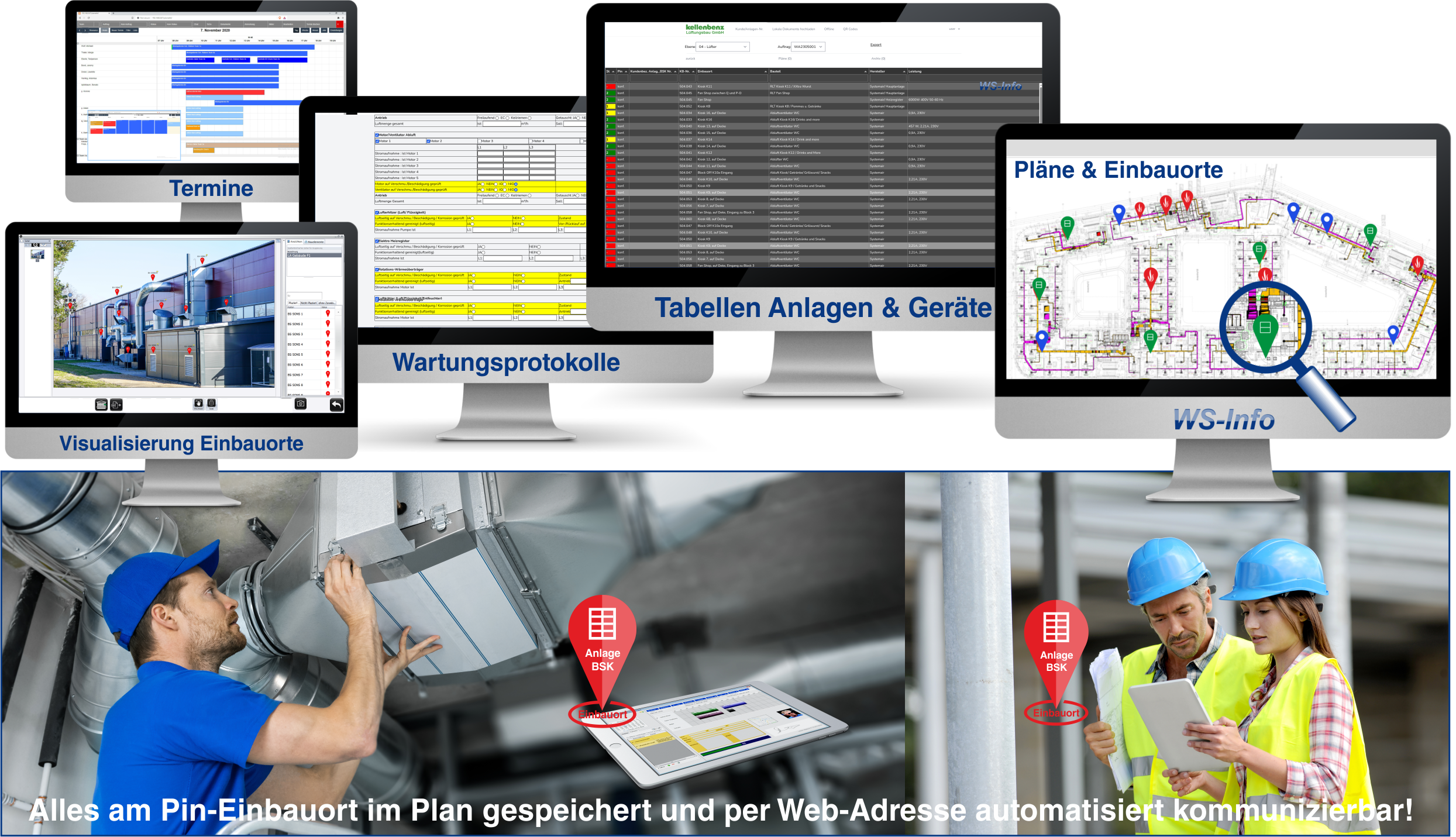 RLT Gesamtkonzept WS-Info Monitore