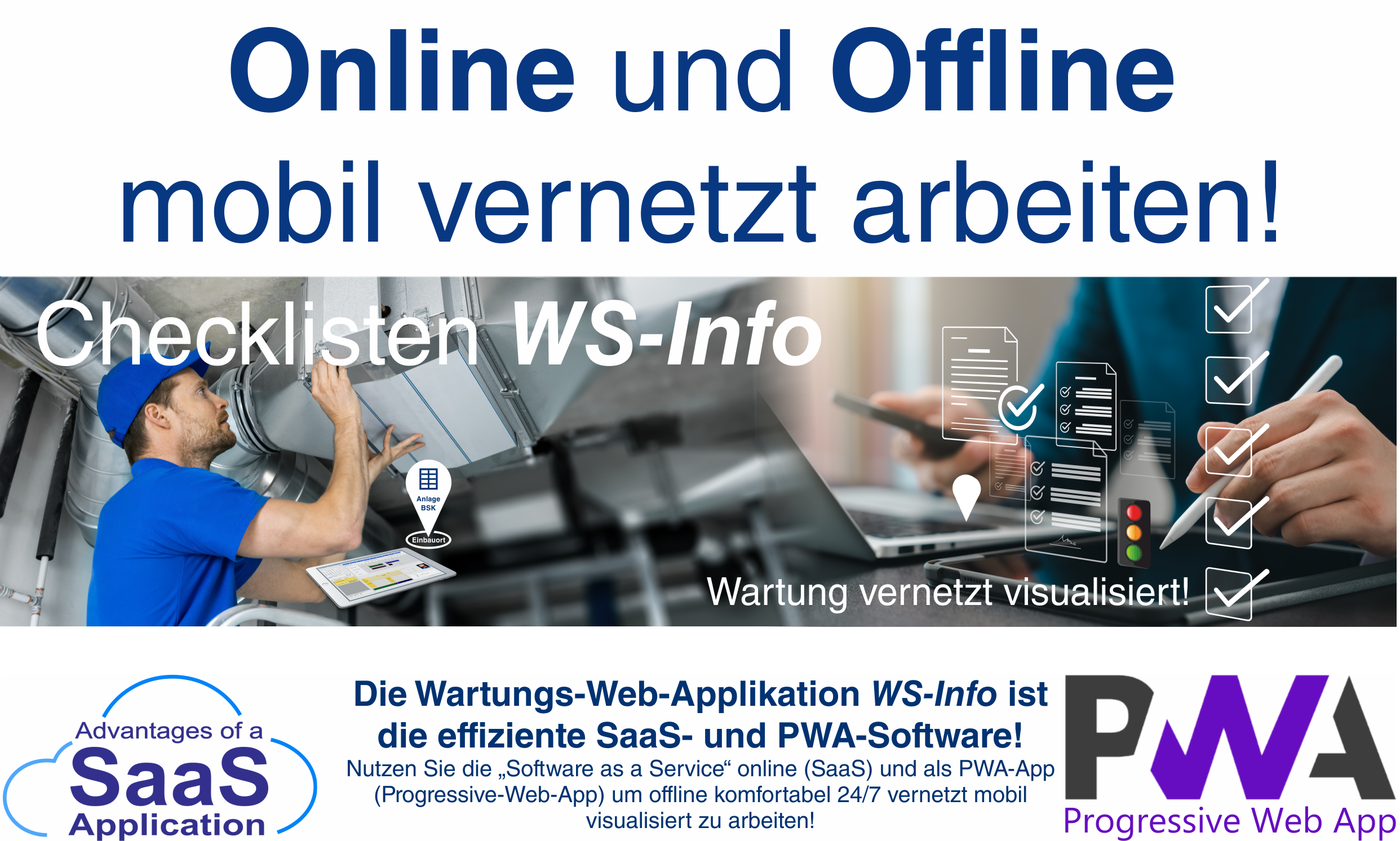 Wartung PWA SAAS Pin