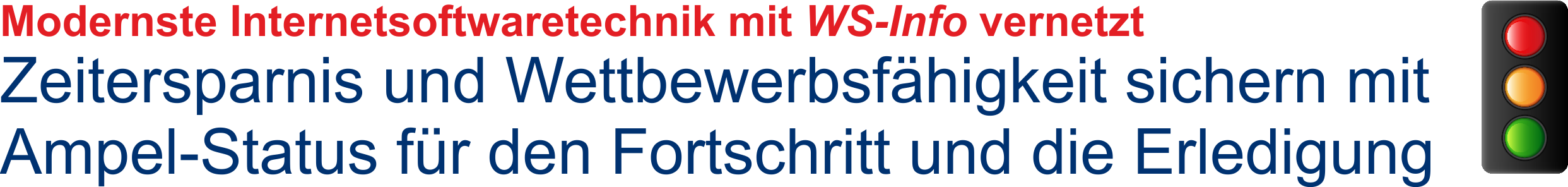 Zeitersparnis Status Ampel Erledigung